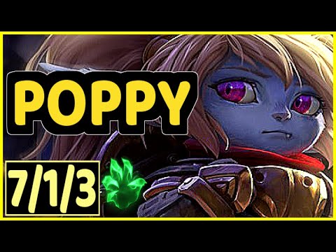 POPPY VS KLED - 7/1/3 KDA TOP GAMEPLAY