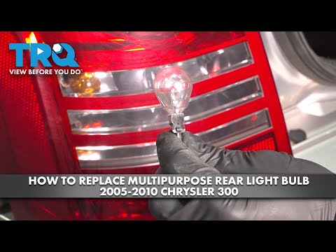 How to Replace Multipurpose Rear Light Bulb 2005-2010 Chrysler 300