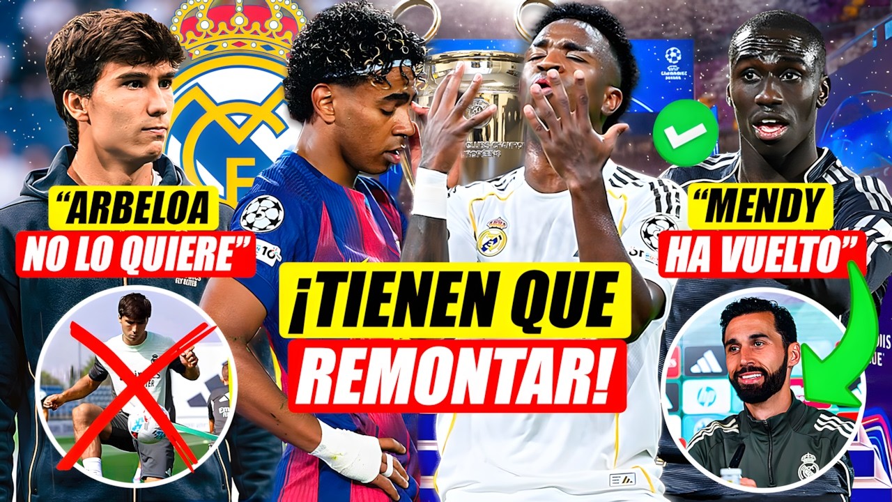 💣 ¡RIDI-CULÉ CON EL BARCELONA! | MENDY REGRESA DE CARA A CHAMPIONS | GONZALO BORRADO DEL EQUIPO