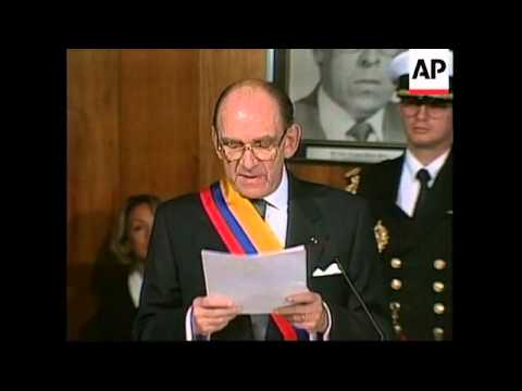 COLOMBIA: BOGOTA: VICE PRESIDENT LEMOS TAKES TEMPORARY CHARGE