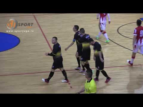 Prva futsal liga 17. kolo: KMF Kalča - Crvena Zvezda 8:4, GOLOVI