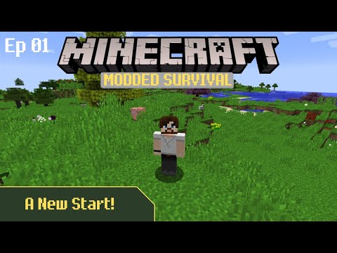 Minecraft Survival - A New Start! – Modded MC Survival Let’s Play FTB Revelation – Ep 1