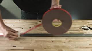 Aplikační postup pro VHB pásky