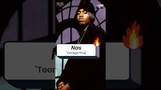 🔥 Nas Drops Gems on "Teenage Thug"! #Nas #TeenageThug #QBFinest #HipHop #shorts