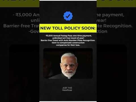 Big news! A new toll policy