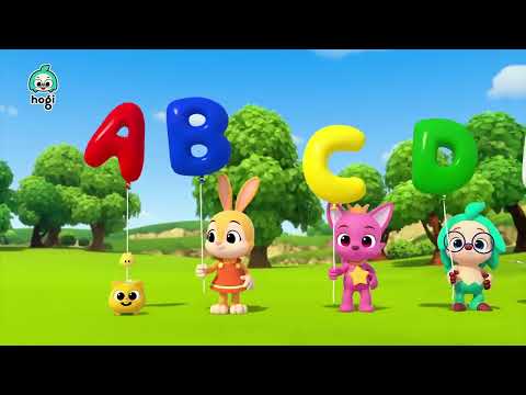 Let's Pop The Alphabet Balloon + ABC Song + More Nursery Rhymes & Kids Songs - Hogi Pinkfong | Short