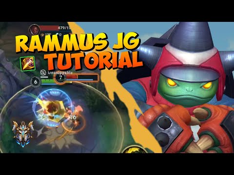 WILD RIFT RAMMUS JUNGLE - TANK MASTERCLASS TUTORIAL