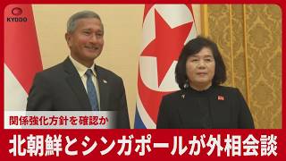 北朝鮮とシンガポールが外相会談   関係強化方針を確認か