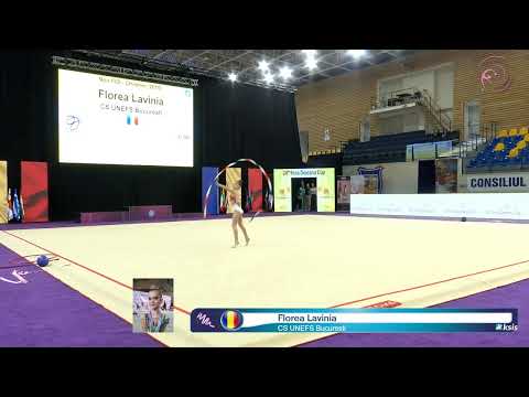 Florea Lavinia CS UNEFS Bucuresti Ribbon 🎀 24th Irina Deleanu Cup2025 Non FIG   Children #rhythmicg