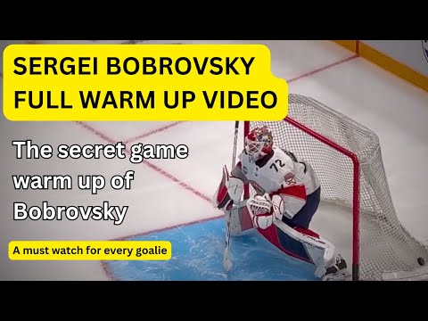 BOBROVSKY'S ”SECRET” ICE WARM UP | Hockey goalie training | NHL goalie training | Goalie butterfly