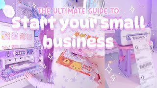 Starting a successful small business 🤍✨💜 🛒 tips, advice, and motivation to start growing in 2025!