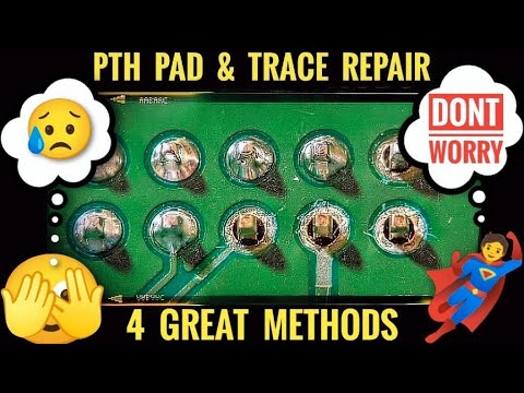 How To Repair Damaged / Missing PCB Pads || 4 Great Methods