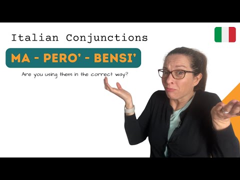 🇮🇹 Learn Italian words ma, però and bensì... and extra expressions with MA!