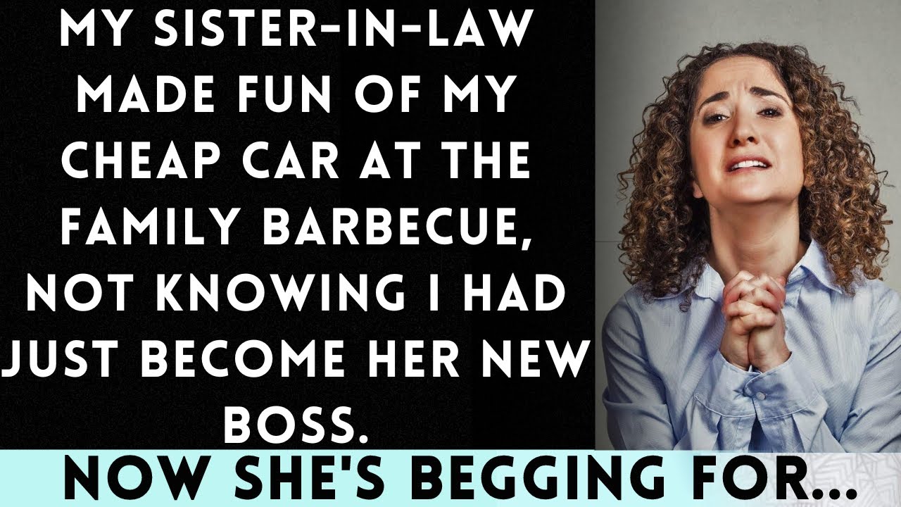 My SIL Mocked My 'Cheap' Car at a Family BBQ, Unaware I Had Just Been Promoted to...