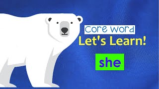 Let's Learn! Core Word "She" gameplay video by agoedert, 2:58 duration