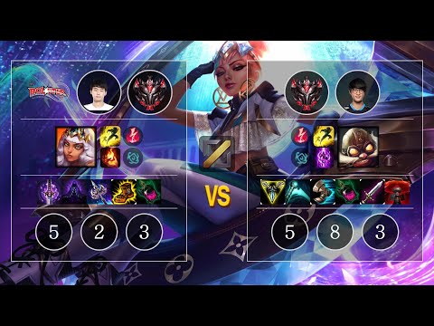 KT Kuro Qiyana vs Crown Corki Mid - KR GrandMaster Patch 10.11