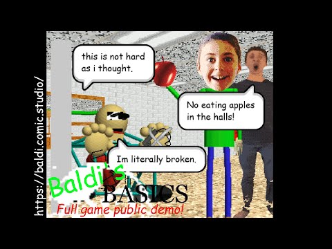 Baldi's Basics Full Game Public Demo is easier than i remembered.