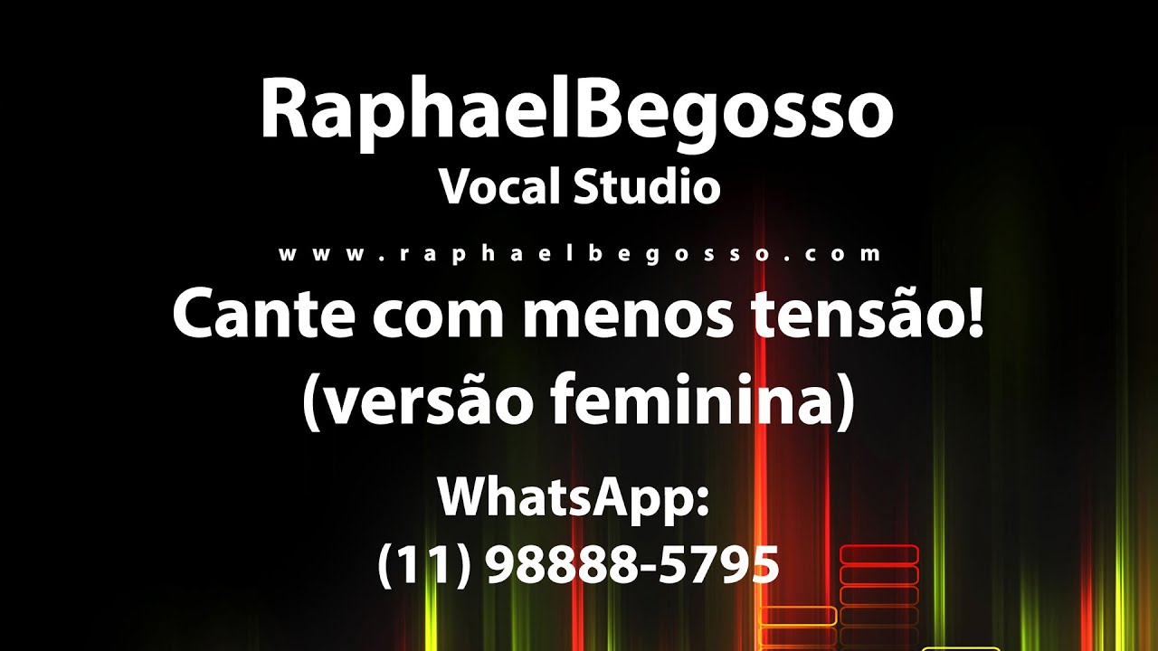 Cante com menos tensão! Aula COMPLETA E GRATUITA de Canto  (versão feminina)