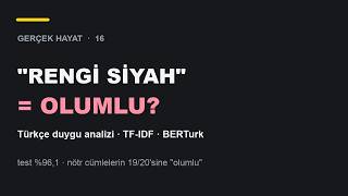 Gerçek Hayat #16 - Türkçe Duygu Analizi: TF-IDF mi, BERTurk mü? | Ürün Yorumları