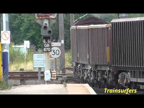 DB Class 66 No. 66125 on 6M46 Ripple Lane - Peak Forest @ Guide Bridge on 17.08.15 - HD