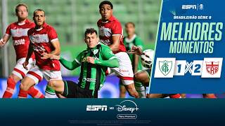 CRB VIRA E VENCE O AMÉRICA-MG NA SÉRIE B | MELHORES MOMENTOS