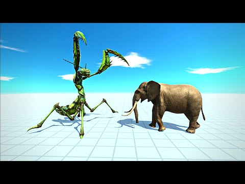 GIANT PRAYING MANTIS vs EVERY UNIT - Animal Revolt Battle Simulator