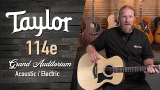 Taylor 114e Grand Auditorium Acoustic Electric Guitar