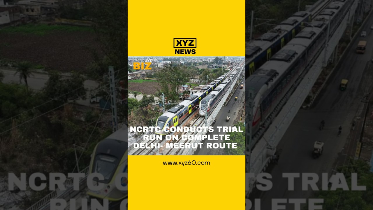 NCRTC conducts trial run on complete Delhi- Meerut Route