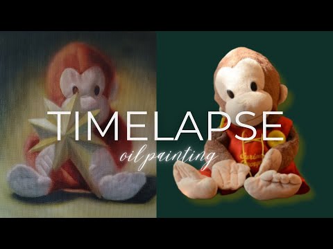 oil painting timelapse - reflections on childhood teddy bears #speedpaint