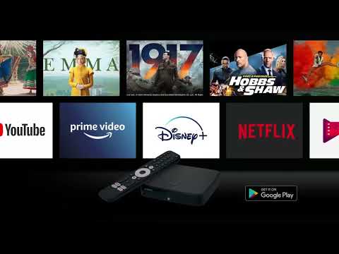 STRONG SRT420 Streaming Box Hybride Android TV + TNT, 4K, HDR, Chromecast, Assistant Vocal Google
