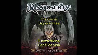 Rhapsody of Fire - Vis Divina (Lyrics &amp; Sub. Español)