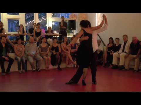  Geraldine Rojas,    Geraldine Paludi,    and  Ezequiel Paludi  are  dancing  to  "  Yunta de Oro  "  by  Osvaldo Pugliese