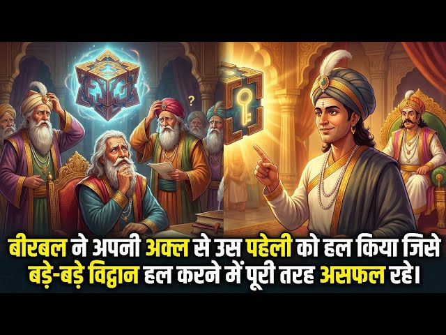 बीरबल ने अपनी अक्ल से उस पहेली को हल किया जिसे बड़े-बड़े विद्वान हल करने में पूरी तरह असफल रहे। SDDEFAULT Thumbnail