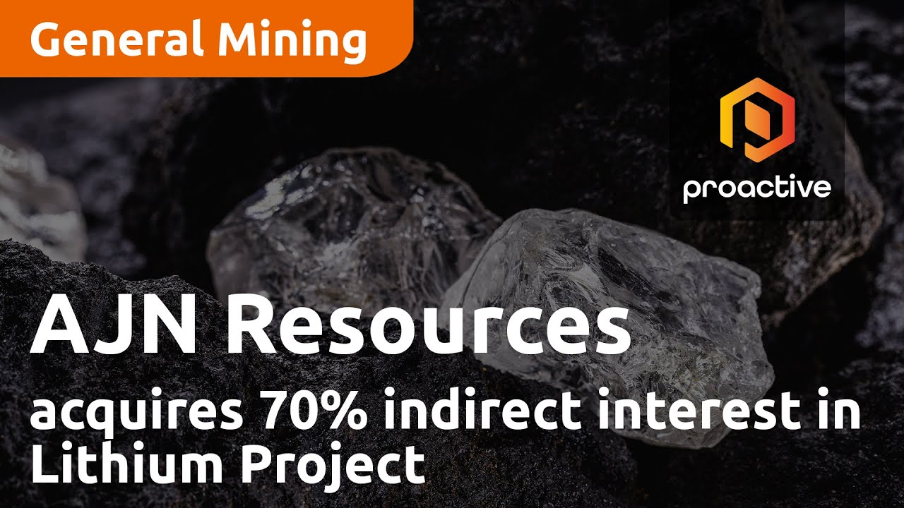 AJN Resources adds to portfolio acquiring 70% indirect interest in Lithium Project in the DRC