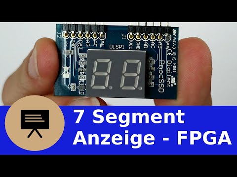 0x2C VHDL Practice - Controlling a 7-Segment Display with FPGA