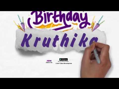 Happy Birthday Kruthika