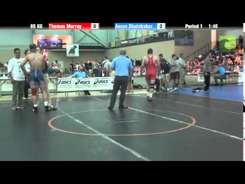 86 KG Thomas Murray vs  Aaron Studebaker