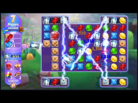 Willy Wonkas Sweet Adventure Level 123 - NO BOOSTERS 🍫 | SKILLGAMING ✔️