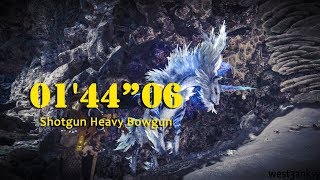 【MHW】鑑定武器でキリン 01'44"06 散弾ヘビィボウガン Kirin vs HBG 01'44"06