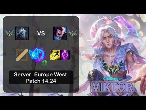 Viktor Mid vs Yasuo - EUW Challenger - Patch 14.24