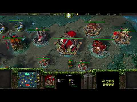 2v2最强的RPG光环 魔兽争霸xiaoy解说sok lawliet 15岁 xiaokai