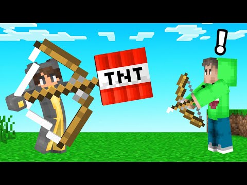 Insane Trolling with OP Weapons in Minecraft!