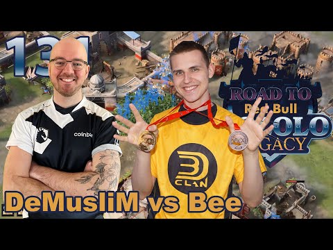 DURCH DIE MITTE - Liquid.DeMusliM vs 3D!Bee - Age of Empires IV - Road to Wololo - August Weekly 2