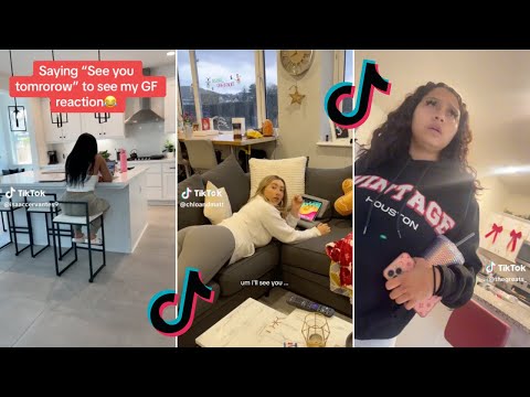 SAYING SEE YOU TOMORROW TO SEE MY GIRLS REACTION | COUPLE PRANKS | TIKTOK VIDEO | FUNNY VIDEO