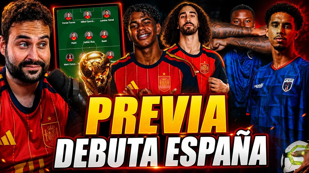 PREVIA ESPAÑA vs CABO VERDE ¡DEBUT en el MUNDIAL! Mi PRONÓSTICO