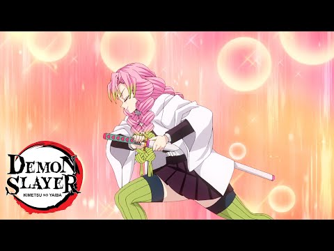 Mitsuri's Sword Skills | Demon Slayer: Kimetsu no Yaiba Swordsmith Village Arc
