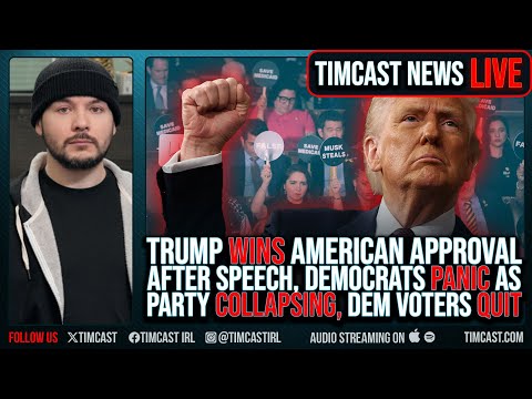  Trump WINS American Approval After Speech, Democrats PANIC As Party COLLAPSING, Dem Voters QUIT 
