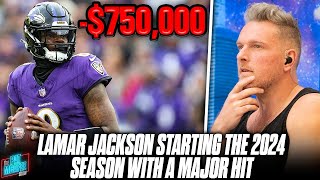 Lamar Jackson Forfeits $750,000 By Skipping Ravens Camp | Pat McAfee Reacts