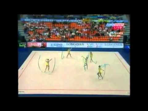 AZERBAIJAN 5 ribbons - 2006 Europeans Moscow AA
