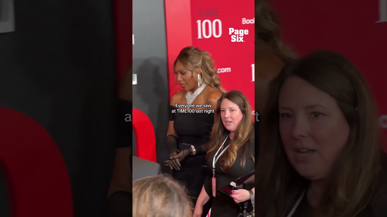 The 2025 TIME100 Gala was as star-studded as it gets ❤️🖤👀 #shorts